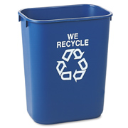 Rubbermaid 13-5/8 Qt. Blue Recycle Container